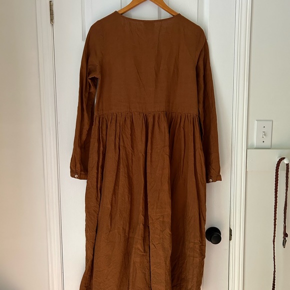 Son de Flor linen smock dress - Picture 3 of 4